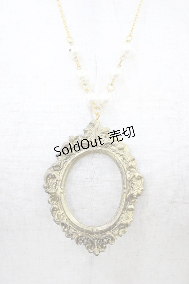 画像1: BooDoDo / 額縁ネックレス(楕円)  ゴールド H-26-04-29-013-0-AC-AK-ZH (1)