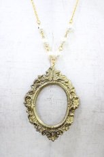 画像1: BooDoDo / 額縁ネックレス(楕円)  ゴールド H-26-04-29-013-0-AC-AK-ZH (1)