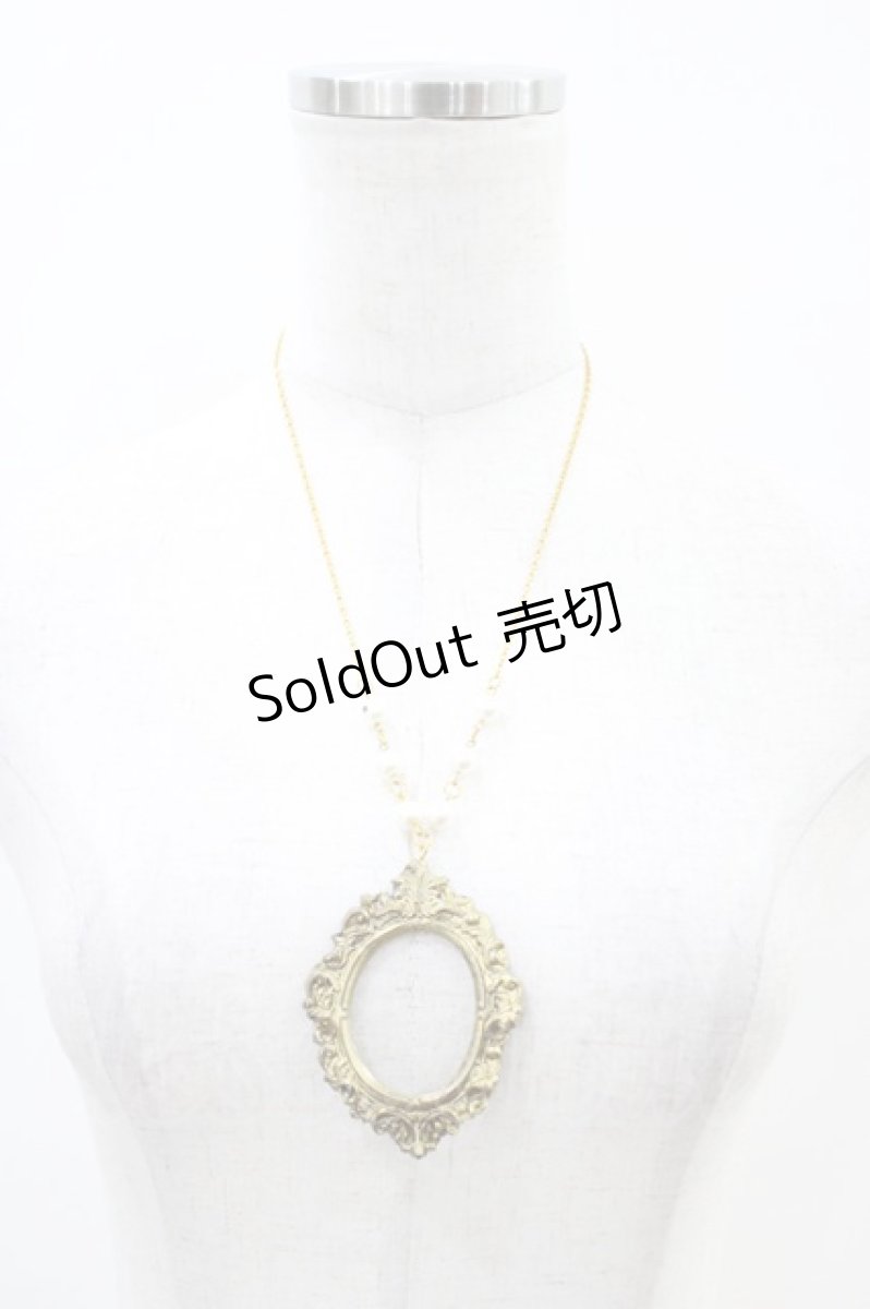 画像2: BooDoDo / 額縁ネックレス(楕円)  ゴールド H-26-04-29-013-0-AC-AK-ZH (2)