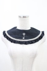 画像1: petitabille / 【otona】secret keyラウンド付け襟  黒 H-26-04-29-014-0-ZA-AK-ZH (1)