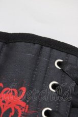 画像4: Spider Lily / komagire×Spider Lilyコラボ彼岸花コルセット  黒×赤/彼岸花 H-26-04-29-015-GO-ZA-AK-ZH (4)