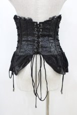 画像2: Qutie Frash / チョーカー付きコルセット M 黒 H-26-04-29-018-QU-TO-AK-ZH (2)