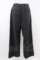 画像2: Candy Stripper / LACY RIBBON DENIM PANTS  ブラック H-26-04-29-019-PU-PA-KB-ZH (2)
