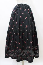 画像3: Jane Marple / Very berries embroideryスカート  ブラック H-26-04-29-022-JM-SK-KB-ZH (3)