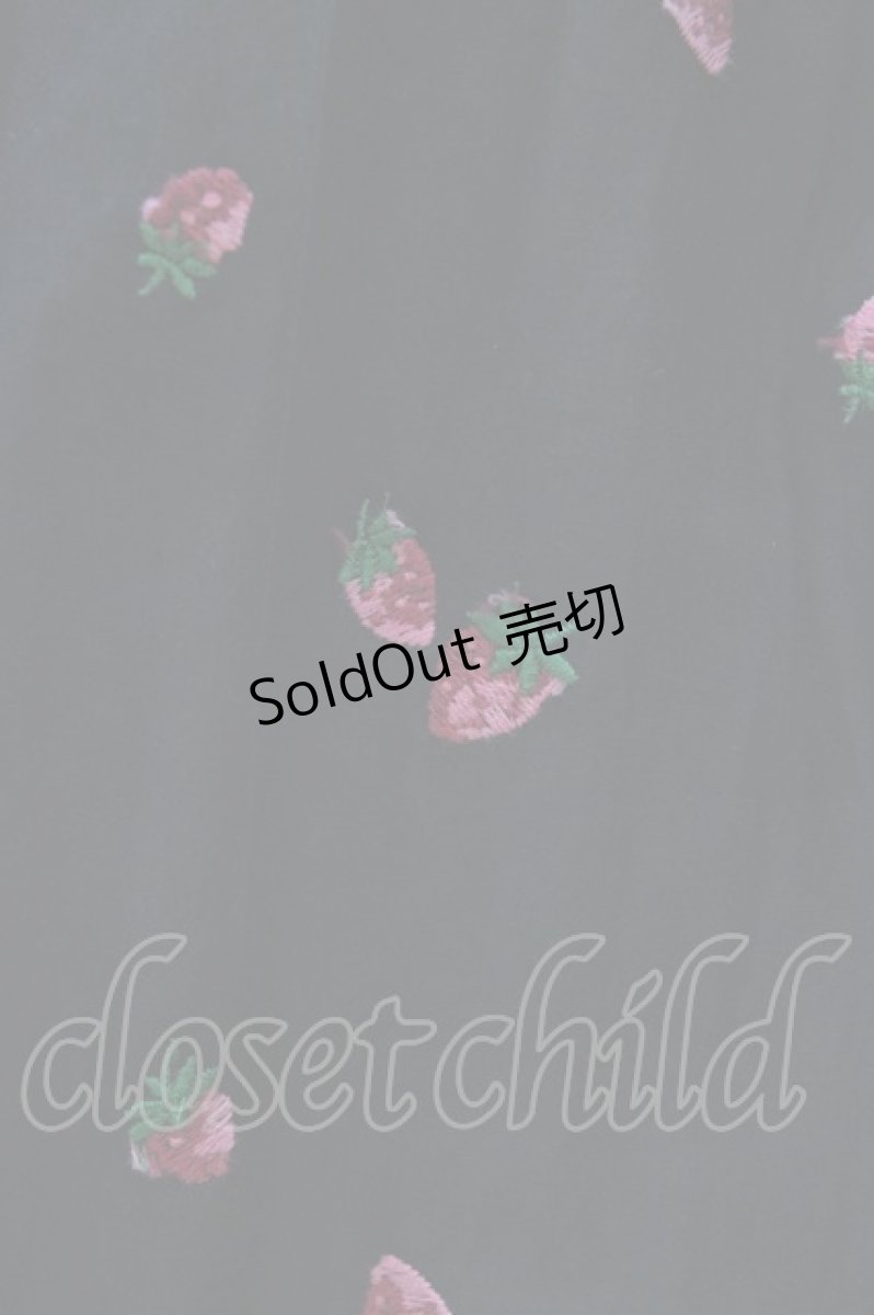 画像4: Jane Marple / Very berries embroideryスカート  ブラック H-26-04-29-022-JM-SK-KB-ZH (4)