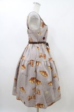 画像3: Emily Temple cute / BonCroissantノースリーブワンピース  モカ H-26-04-29-024-ET-OP-KB-ZH (3)