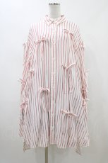 画像1: Candy Stripper / WITH RIBBON SHIRTワンピース  ピンク H-26-04-29-026-PU-OP-KB-ZH (1)