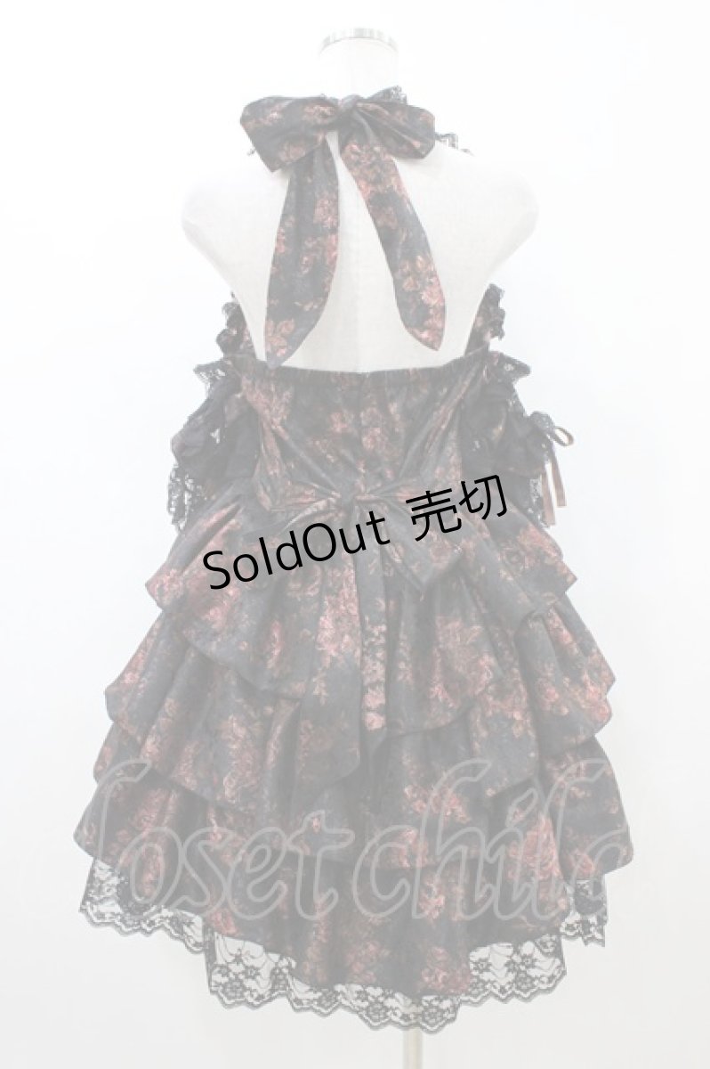 画像2: MARBLE / 総フリルロマンティックドレス  茶 H-26-04-29-027-GO-OP-AK-ZH (2)