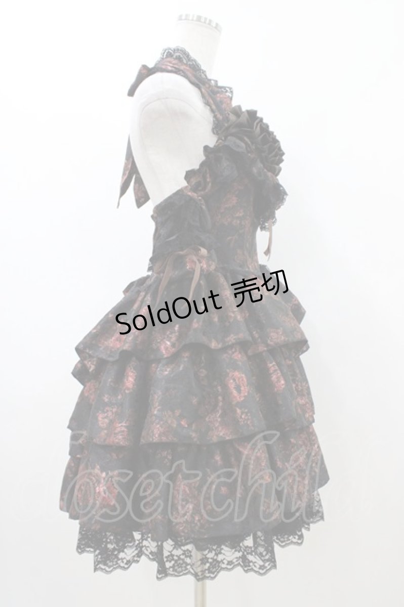 画像3: MARBLE / 総フリルロマンティックドレス  茶 H-26-04-29-027-GO-OP-AK-ZH (3)