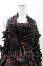 画像4: MARBLE / 総フリルロマンティックドレス  茶 H-26-04-29-027-GO-OP-AK-ZH (4)