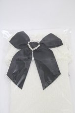 画像2: イモちゃんコラボ / CSラッセルリボンクルーソックス  アイボリー H-26-04-30-004-LO-ZA-NS-ZH (2)