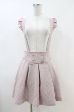 画像1: Secret Honey / サスペンダーチェックスカート Free ピンク H-26-04-30-031-CA-SK-NS-ZH (1)