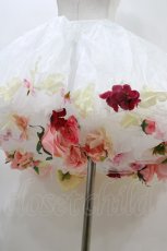 画像3: Boguta / オーガンジー花パニエ(45cm丈) Free 白 H-26-04-30-042-0-SK-NS-ZH (3)