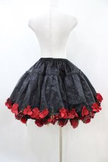画像2: Boguta / オーガンジー花パニエ(45cm丈) Free ブラック H-26-04-30-043-0-SK-NS-ZH (2)