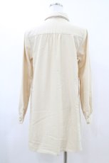 画像2: axes femme / プリーツシャツワンピース M アイボリー H-26-04-30-045-AX-OP-NS-ZH (2)