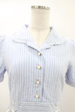 画像3: Secret Honey / ストライプワンピース Free サックス H-26-04-30-046-CA-SK-NS-ZH (3)