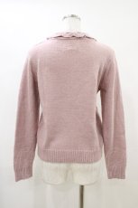 画像2: an another angelus / かぎ編みニットカーディガン Free ピンク H-26-04-30-049-CA-TO-NS-ZH (2)