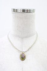 画像2: an another angelus / ドライフラワーフレームネックレス  PURPLE H-26-04-30-008-CA-AC-NS-ZH (2)