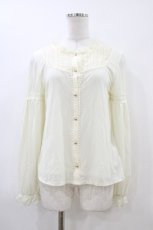 画像1: axes femme / ヨーク切替トップス M アイボリー H-26-04-30-054-AX-TO-NS-ZH (1)