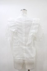 画像2: evelyn / フリルボウタイブラウス FREE オフ H-26-04-30-056-LO-BL-NS-ZH (2)