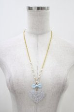 画像2: Angelic Pretty / トッピングハートネックレス  サックス H-26-04-30-009-AP-AC-YZ-ZH (2)