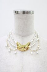 画像2: Angelic Pretty / Masquerade Catチョーカー  ゴールド×シロ H-26-04-30-011-AP-AC-YZ-ZH (2)