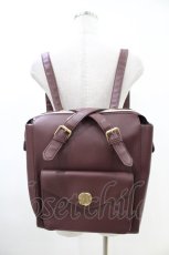画像1: m petit by misako / TT*AMリュック  ワイン H-26-04-30-013-LO-BG-NS-ZH (1)