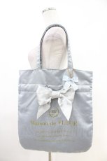画像1: Maison de FLEUR / リボントートバッグ  サックス H-26-04-30-014-LO-BG-NS-ZH (1)
