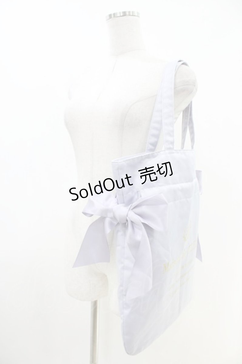 画像2: Maison de FLEUR / ダブルリボントートバッグ  ラベンダー H-26-04-30-015-LO-BG-NS-ZH (2)