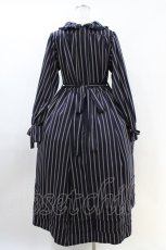 画像2: Physical Drop / レジメンタルストライプワンピースセット Free ネイビー H-26-04-30-017-LO-OP-NS-ZH (2)