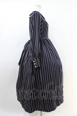 画像3: Physical Drop / レジメンタルストライプワンピースセット Free ネイビー H-26-04-30-017-LO-OP-NS-ZH (3)