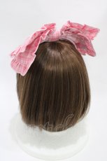 画像2: Angelic Pretty / Sugaryタータンチェックカチューシャ  ピンク H-26-04-30-003-AP-AC-YZ-ZH (2)