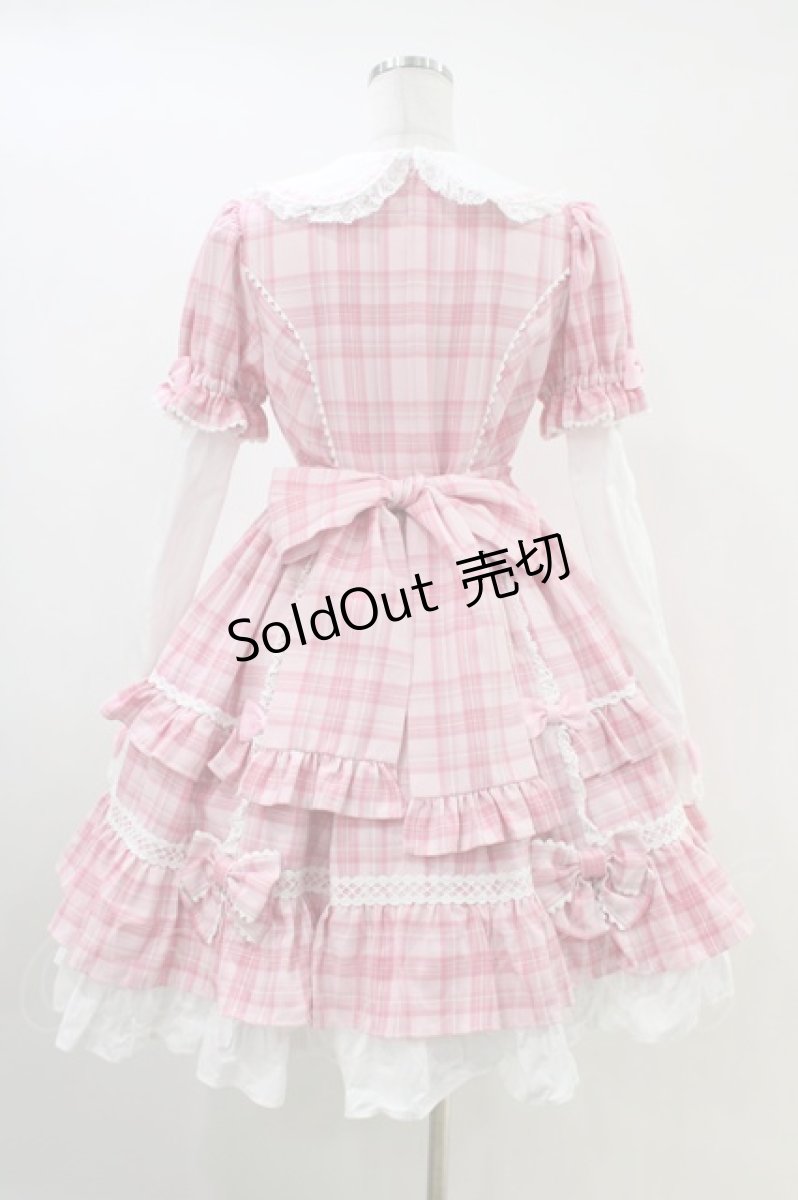 画像2: Angelic Pretty / Sugaryタータンチェックワンピース FREE ピンク H-26-04-30-019-AP-OP-YZ-ZH (2)