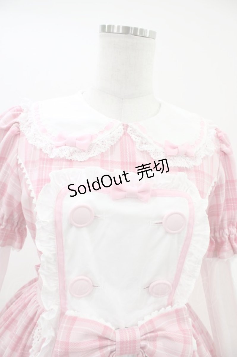 画像4: Angelic Pretty / Sugaryタータンチェックワンピース FREE ピンク H-26-04-30-019-AP-OP-YZ-ZH (4)
