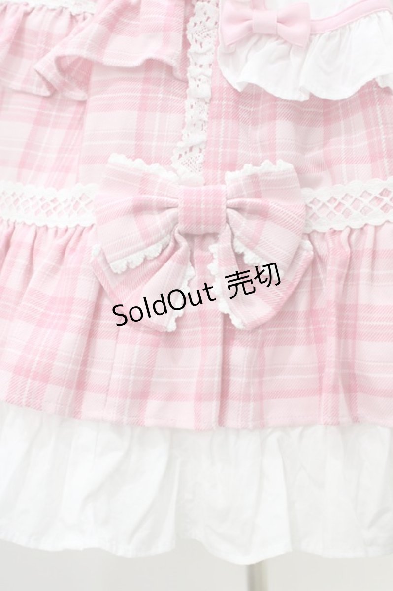 画像5: Angelic Pretty / Sugaryタータンチェックワンピース FREE ピンク H-26-04-30-019-AP-OP-YZ-ZH (5)