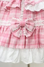 画像5: Angelic Pretty / Sugaryタータンチェックワンピース FREE ピンク H-26-04-30-019-AP-OP-YZ-ZH (5)