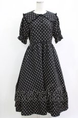 画像1: m petit by misako / ナシジドットワンピース L ブラック H-26-05-01-004-LO-OP-NS-ZH (1)