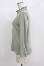 画像2: axes femme / 袖プリーツプルオーバー M ミント H-26-05-01-038-AX-TO-NS-ZH (2)