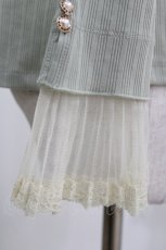 画像4: axes femme / 袖プリーツプルオーバー M ミント H-26-05-01-038-AX-TO-NS-ZH (4)