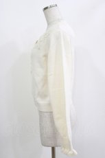 画像2: m petit by misako / AM バラレースニットカーディガン L オフ H-26-05-01-039-LO-TO-NS-ZH (2)
