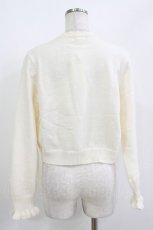 画像3: m petit by misako / AM バラレースニットカーディガン L オフ H-26-05-01-039-LO-TO-NS-ZH (3)