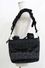 画像2: m petit by misako / AM* NIベロアリボン2WAY  ブラック H-26-05-01-044-LO-BG-NS-ZH (2)