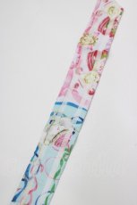 画像2: BABY,THE STARS SHINE BRIGHT / Ruban le Lien a la mode柄ツイリー  サックス H-26-05-01-062-BA-ZA-NS-ZH (2)