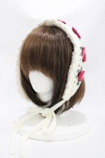 画像1: merry jenny / クロシェヘッドドレス  オフホワイト H-26-05-01-1001-LO-AC-KB-ZH (1)