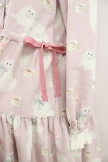画像6: Melody BasKet / 白猫のTea timeサイドリボンワンピース M ピンク H-26-05-01-1002-LO-OP-KB-ZH (6)
