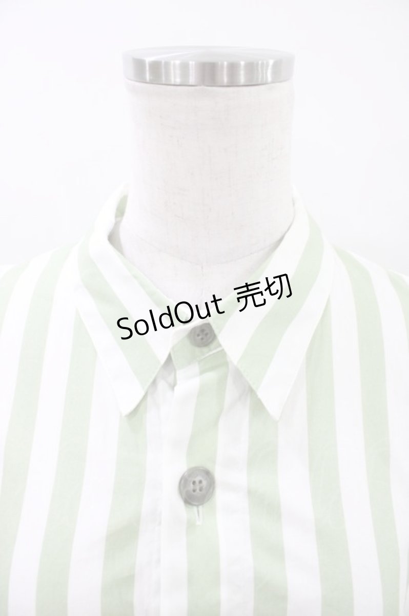 画像3: MILKBOY / STRIPE SHIRT  グリーン H-26-05-01-1025-MB-BL-KB-ZH (3)