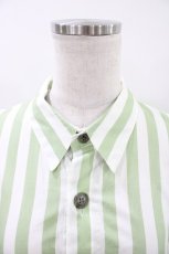 画像3: MILKBOY / STRIPE SHIRT  グリーン H-26-05-01-1025-MB-BL-KB-ZH (3)