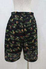画像2: Candy Stripper / CANDY ISLAND HALF PANTS  ブラック H-26-05-01-1030-PU-PA-KB-ZH (2)
