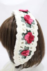 画像3: merry jenny / クロシェヘッドドレス  オフホワイト H-26-05-01-1001-LO-AC-KB-ZH (3)