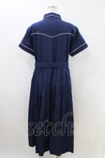画像3: Candy Stripper / Bloomy Cat One-piece M ブルー H-26-05-01-1009-PU-OP-KB-ZH (3)